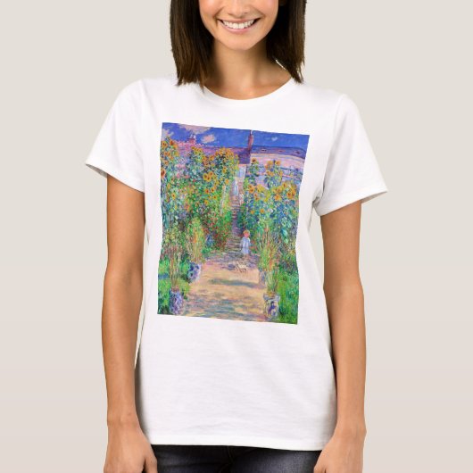 T-shirt Jardin de l'artiste, Monet (Devant)