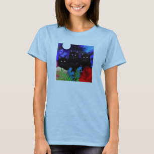 T-SHIRT JARDIN DE LUNE DE CHATS NOIRS