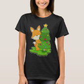 T-shirt Jardin de Noël Fox (Devant)
