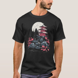 T-shirt Jardin de pierres Zen Karesansui Art japonais Japo