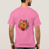 T-shirt Jardin de Sérénité Floral Tee (Dos)