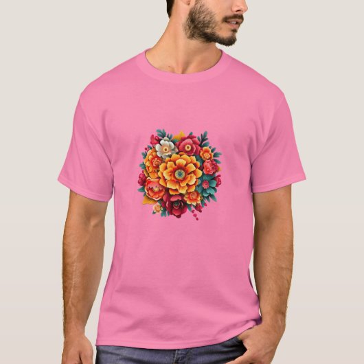 T-shirt Jardin de Sérénité Floral Tee (Devant)