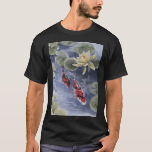 T-shirt Jardin d'eau zen lotus