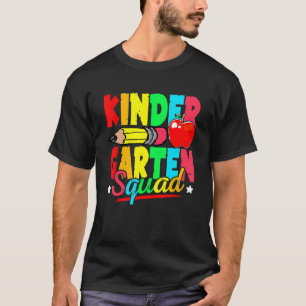 T-shirt Jardin D'Enfance Mignonne Professeur De Squad Reto