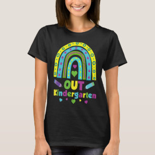 T-shirt Jardin d'enfants Boho Rainbow Peace School Kinder