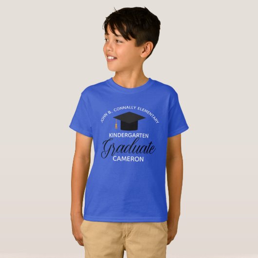 T-shirt Jardin d'enfants Diplômé sur mesure Enfants Diplôm (Devant entier)