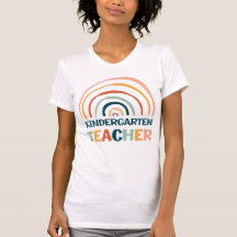 jardin d'enfants enseignant couleurs rétro boho ar
