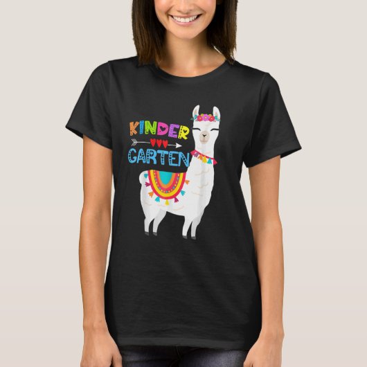 T-shirt Jardin d'enfants Enseignant Pas de Prob Llama Fill (Devant)