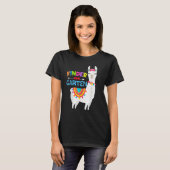 T-shirt Jardin d'enfants Enseignant Pas de Prob Llama Fill (Devant entier)