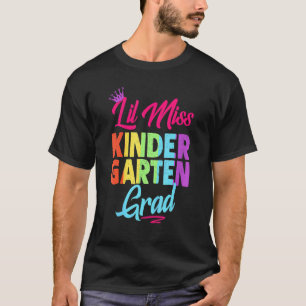 T-shirt Jardin d'enfants Graduation Lil Miss Kindergarten 