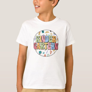 T-shirt Jardin d'enfants mignon et coloré Retour À L'Éco