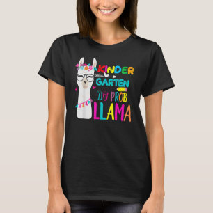 T-shirt Jardin D'Enfants Pas De Prob Llama Enseignant Reto