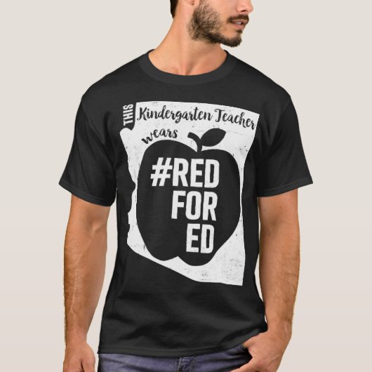T-shirt Jardin d'enfants Red for Ed Arizona Arizona Teache (Devant)