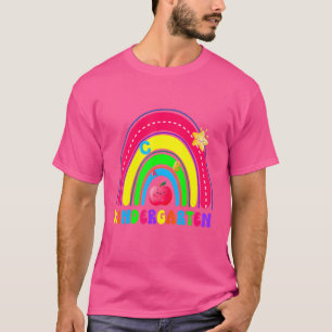 T-shirt Jardin D'Enfants Retour À L'École Filles Garçons P