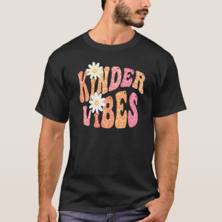 T-shirt Jardin d'enfants super VIBES Automne École d'autom