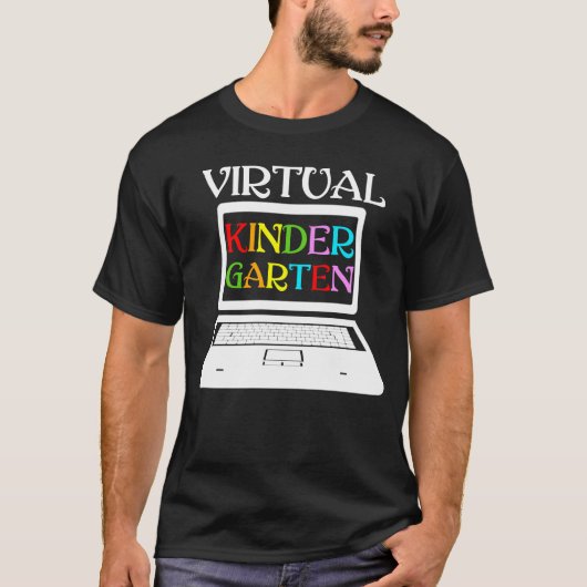 T-shirt jardin d'enfants virtuel (Devant)