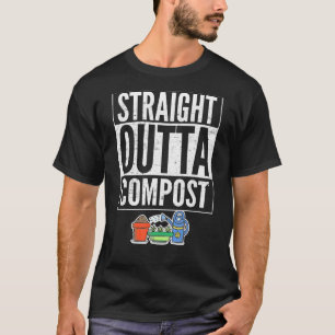 T-shirt Jardin droit sorti du compost pour jardin