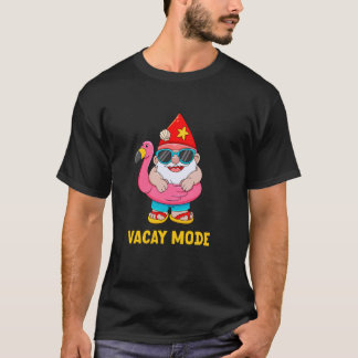 T-shirt Jardin drôle de nain Vacances Mode Croisière plage