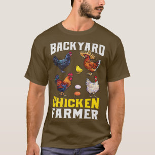 T-shirt Jardin Éleveur de poulet Élevage de volaille Éleva