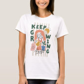 T-shirt Jardin en Croissance Continue (Devant)