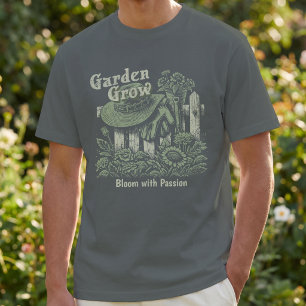 T-shirt Jardin en croissance – Fleurir avec Passion Jardin
