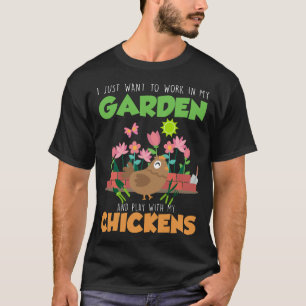 T-shirt Jardin et jardinage de poulets