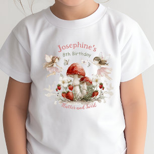 T-shirt jardin fantaisiste papillon et tourbillon fée anni
