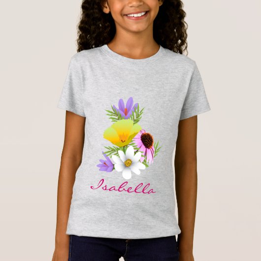 T-Shirt Jardin Fleur sauvage Woodland (Devant)