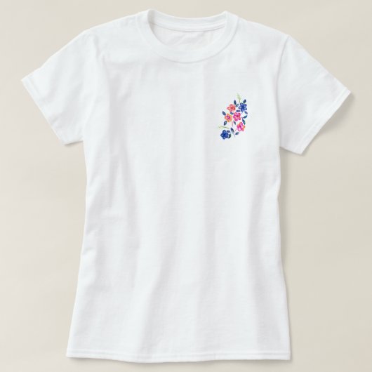 T-shirt Jardin fleuri (Design devant)