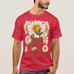 T-shirt Jardin Floral Botanique Daisées Nature Daisy Flo