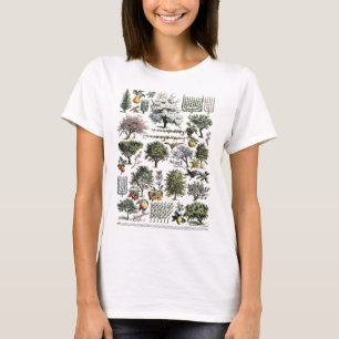 T-shirt Jardin Flower Arbres nature Fruits arbres Pruning