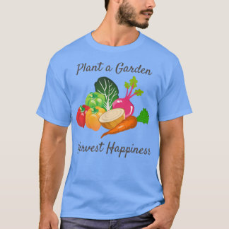 T-shirt Jardin Jardin Légumes Cottagecore Végétarien