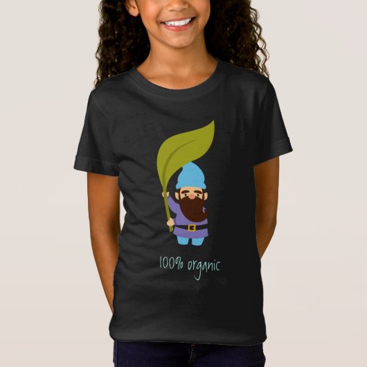 T-Shirt Jardin joyeux mignon gnomes bio (Devant)