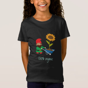 T-Shirt Jardin joyeux mignon gnomes bio