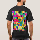 T-shirt Jardin moderne Abstrait (Dos)