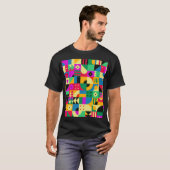 T-shirt Jardin moderne Abstrait (Devant entier)