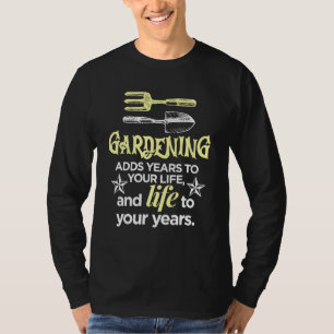 T-shirt Jardin Plante Jardin Hobby Jardin Jardin Nu