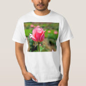 T-shirt Jardin rose rose (Devant)