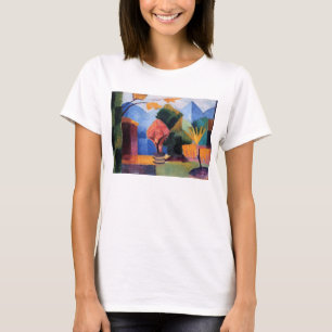 T-shirt Jardin sur le lac de Thoune par August Macke, Art 
