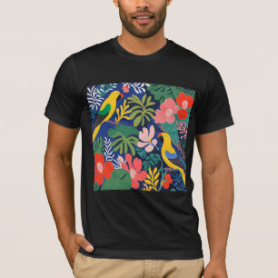 T-shirt Jardin tropical Expressionnisme moderne Oeuvre d'a