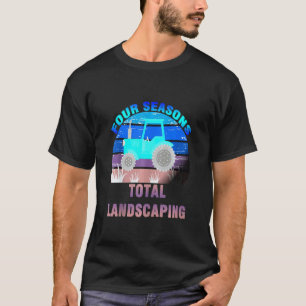 T-shirt Jardinage 4\4 Saisons Aménagement Paysager Total C