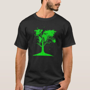 T-shirt Jardinage 4\Arboriste Jardinier Carte du monde de