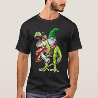 T-shirt Jardinage 4\Chapeau de nain de jardin T Rex dinosa