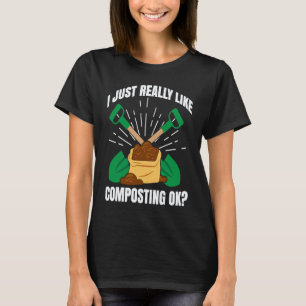 T-shirt Jardinage 4\Compostage Pour Jardiner Composteur Ag