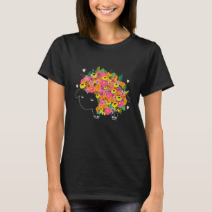 T-shirt Jardinage 4\Fleur Mouton Animal Mignon Jardinage E
