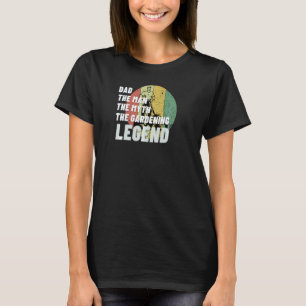 T-shirt Jardinage 4\Homme Papa Mythe Jardinage Légende Vin