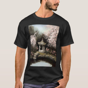 T-shirt Jardinage 4\Jardin de Cerisiers en Fleur Sanctuair