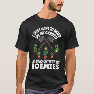 T-shirt Jardinage 4\Jardin Se Reunir Copains Passionné de