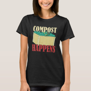 T-shirt Jardinage 4\Le compost arrive Jardinage Jardinie