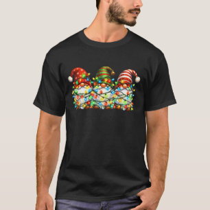 T-shirt Jardinage 4\Lutins de Noël Lumières Cute Fête P